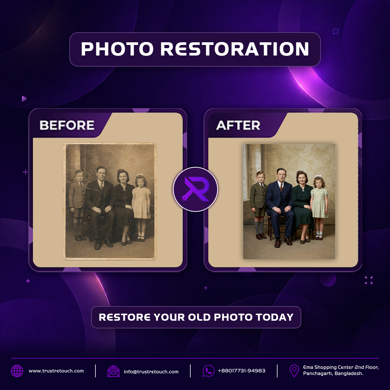 High-Quality Photo Restoration